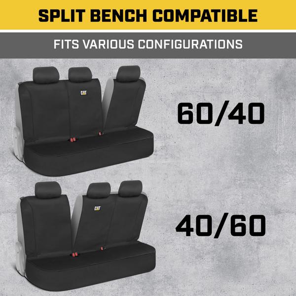 Capa de assento Cat Flexfit para carros, caminhões, SUV, preta Imagem de Capa de assento Cat Flexfit para carros, caminhões, SUV, preta
