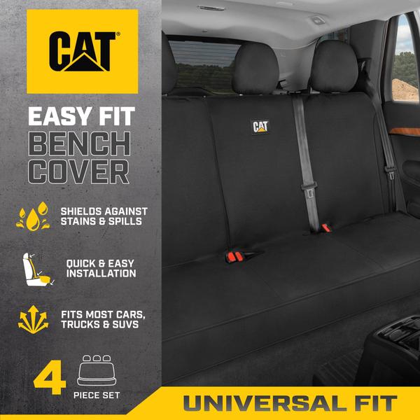 Capa de assento Cat Flexfit para carros, caminhões, SUV, preta Imagem de Capa de assento Cat Flexfit para carros, caminhões, SUV, preta