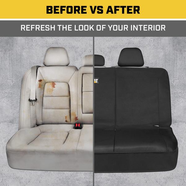 Capa de assento Cat Flexfit para carros, caminhões, SUV, preta Imagem de Capa de assento Cat Flexfit para carros, caminhões, SUV, preta