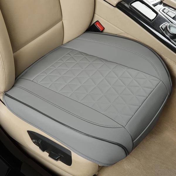 Imagem de Capa de assento de carro Black Panther Luxury Faux Leather Grey