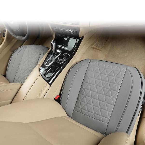 Imagem de Capa de assento de carro Black Panther Luxury Faux Leather Grey