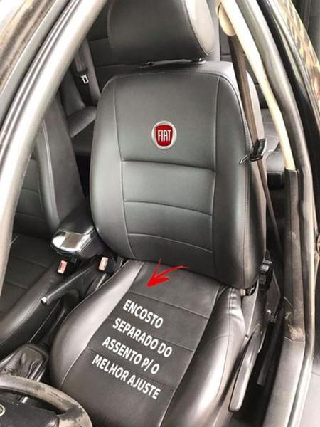 Capa de Banco automotivo Couro Palio Fire Way 2015 2016 2017 - Vip Car Imagem de Capa de Banco automotivo Couro Palio Fire Way 2015 2016 2017