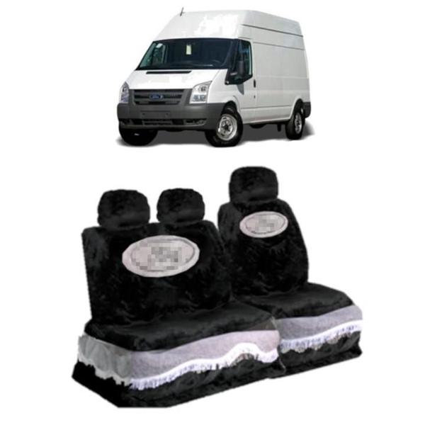 Capa De Banco Chinil Com Logo Para Ford Transit Preto - Olímpia Pesados Imagem de Capa De Banco Chinil Com Logo Para Ford Transit Preto