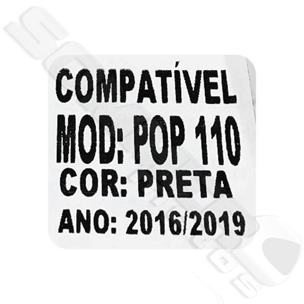 Imagem de Capa De Banco Pop 110 2016 A 2019 Preta Piracapas