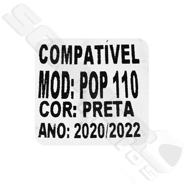 Imagem de Capa de Banco Pop 110 2020 a 2022 Preta Piracapas