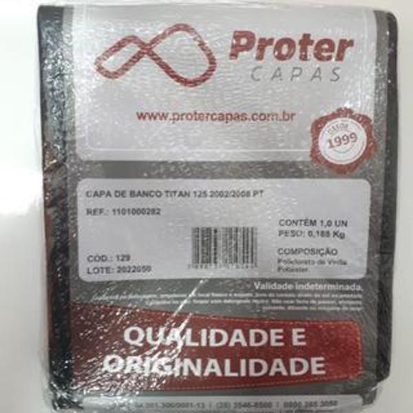 Imagem de Capa de Banco  Preta para Titan 2002/2008 - Protercapas