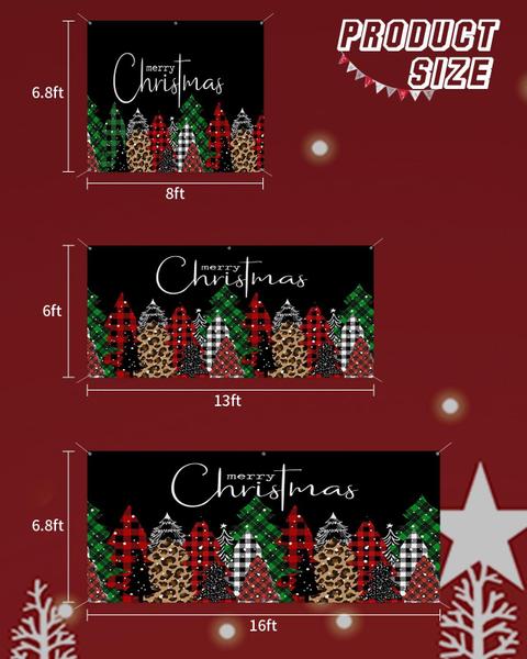 Imagem de Capa de banner de porta de garagem Singingin Merry Christmas 183x396cm