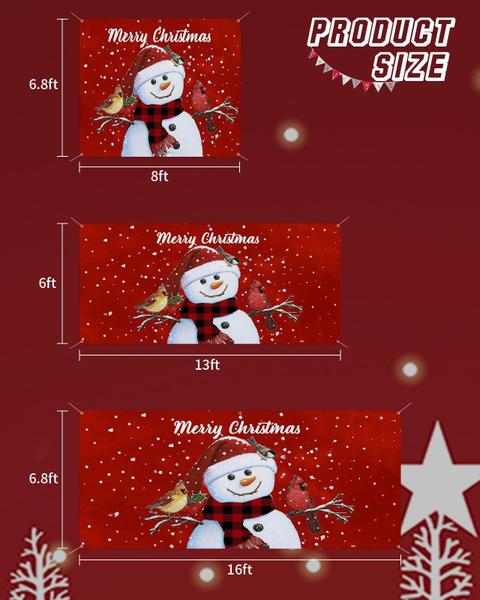 Imagem de Capa de banner de porta de garagem Singingin Merry Christmas 183x396cm