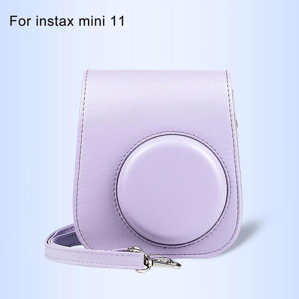 Capa de câmera instantânea para bolsa de couro Instax Mini 11 Capa protetora de cor sólida - HUOGUO Imagem de Capa de câmera instantânea para bolsa de couro Instax Mini 11 Capa protetora de cor sólida
