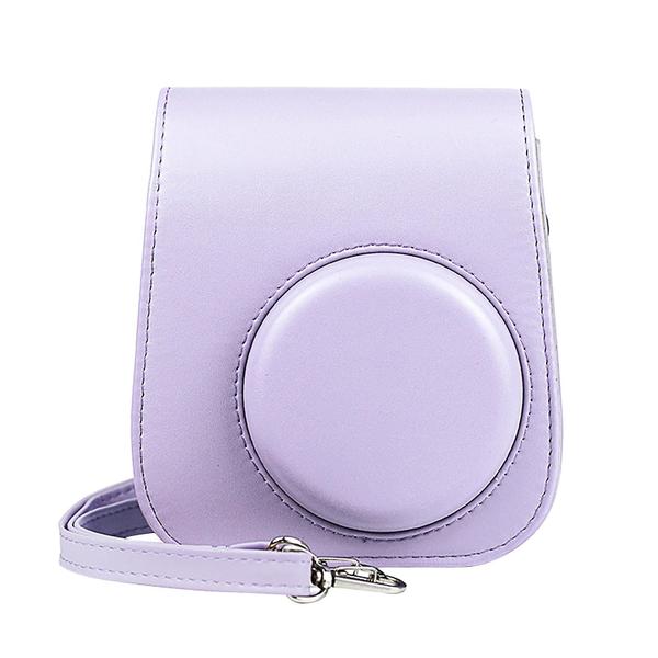 Capa de câmera instantânea para bolsa de couro Instax Mini 11 Capa protetora de cor sólida - HUOGUO Imagem de Capa de câmera instantânea para bolsa de couro Instax Mini 11 Capa protetora de cor sólida