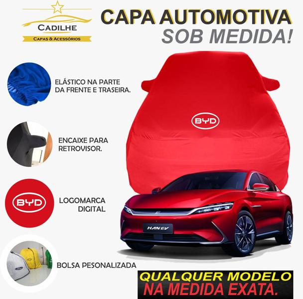 Imagem de Capa de Carro BYD Han Tecido  Lycra Premium