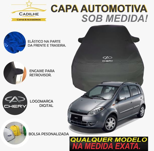 Imagem de Capa de Carro Chery Face Tecido  Lycra Premium