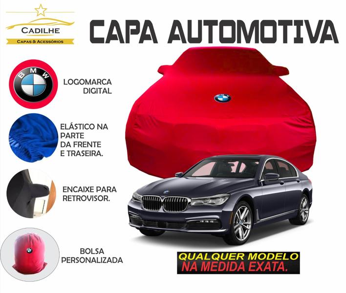 Imagem de Capa de Carro de tecido Lycra Premium BMW 750 i