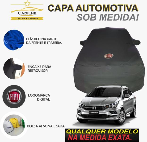 Imagem de Capa de Carro Fiat Cronos Tecido  Lycra Premium