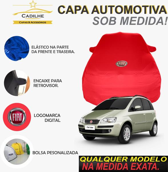 Imagem de Capa de Carro Fiat Ideia Tecido  Lycra Premium