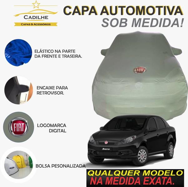 Imagem de Capa de Carro Fiat Siena Tecido  Lycra Premium