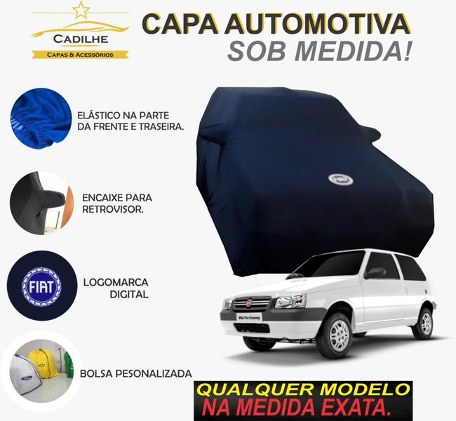 Imagem de Capa de Carro Fiat Uno Antigo Tecido  Lycra Premium