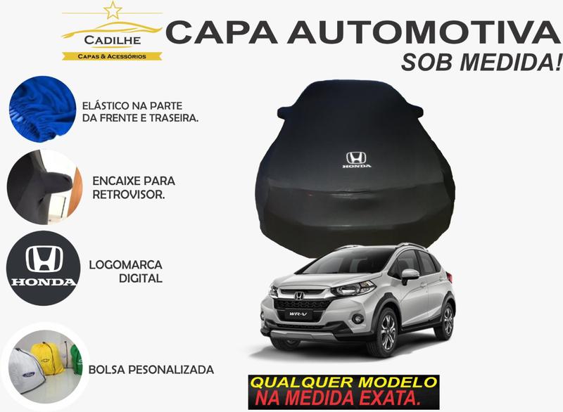 Imagem de Capa de Carro Honda WR-V Tecido  Lycra Premium