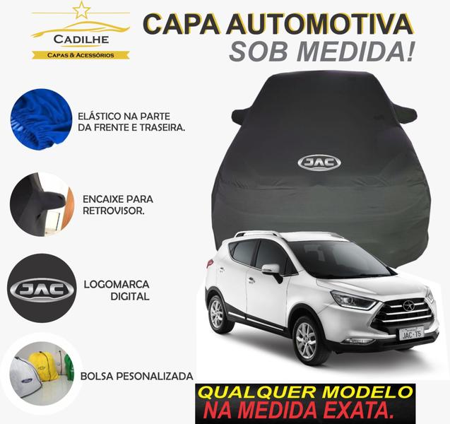 Imagem de Capa de Carro Jac T5 Tecido  Lycra Premium