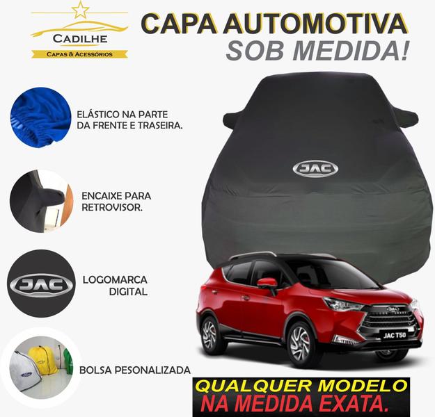 Imagem de Capa de Carro Jac T50 Tecido  Lycra Premium