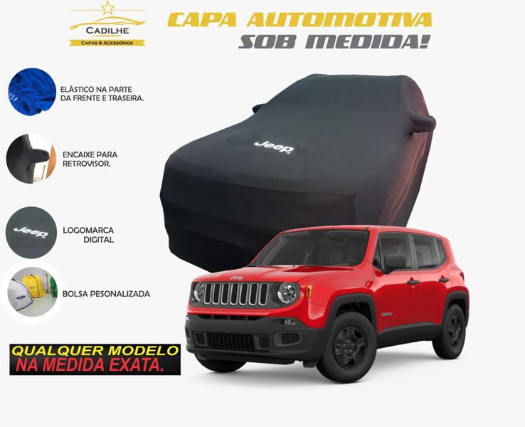 Imagem de Capa de Carro Jeep Renegade Tecido Lycra Premium