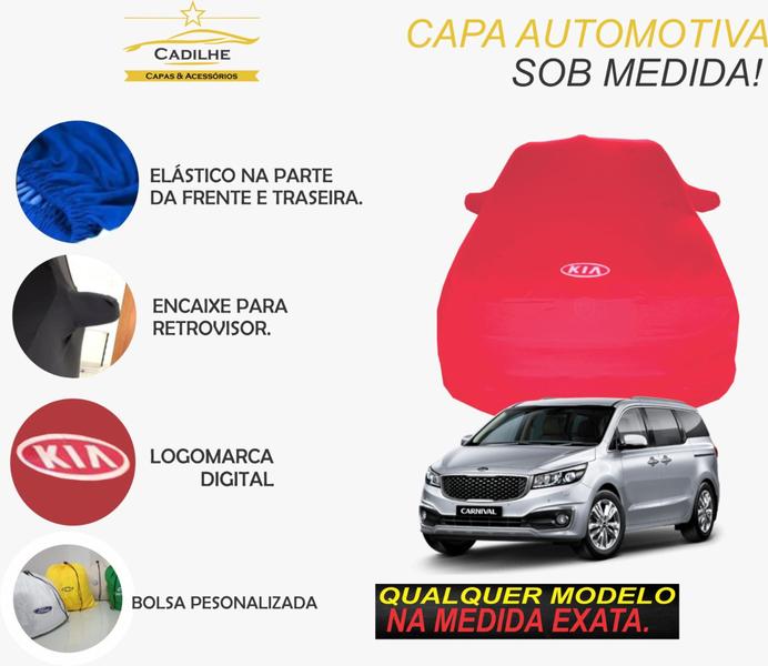 Imagem de Capa de Carro Kia Carnival Tecido  Lycra Premium