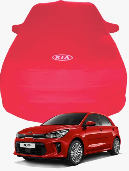 Imagem de Capa de Carro Kia Rio Hatch Tecido  Lycra Premium