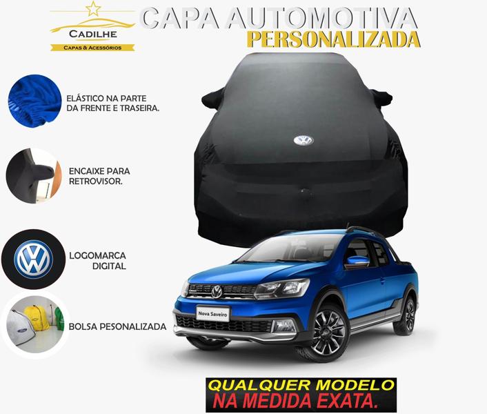 Imagem de Capa de Carro volkswagen  Saveiro Cross  Tecido  Lycra Premium