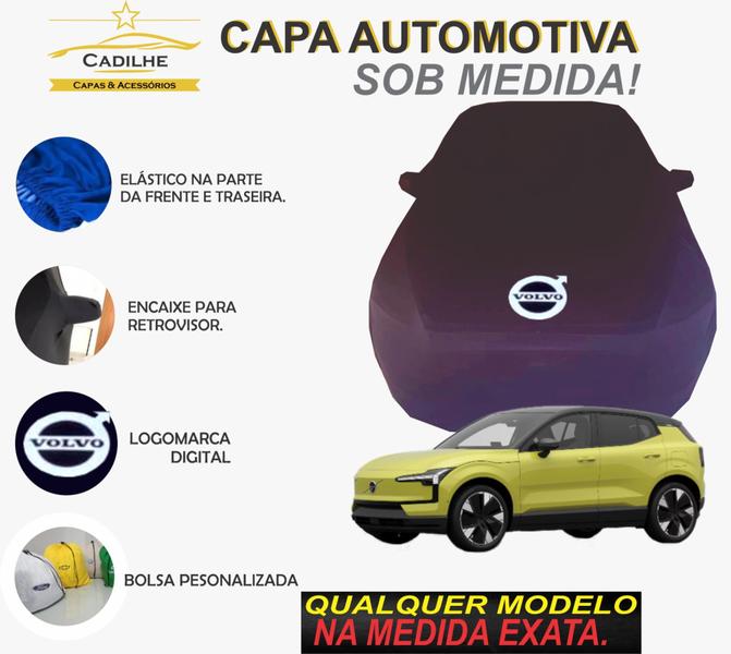 Imagem de Capa de Carro Volvo EX30 Princes Tecido  Lycra Premium