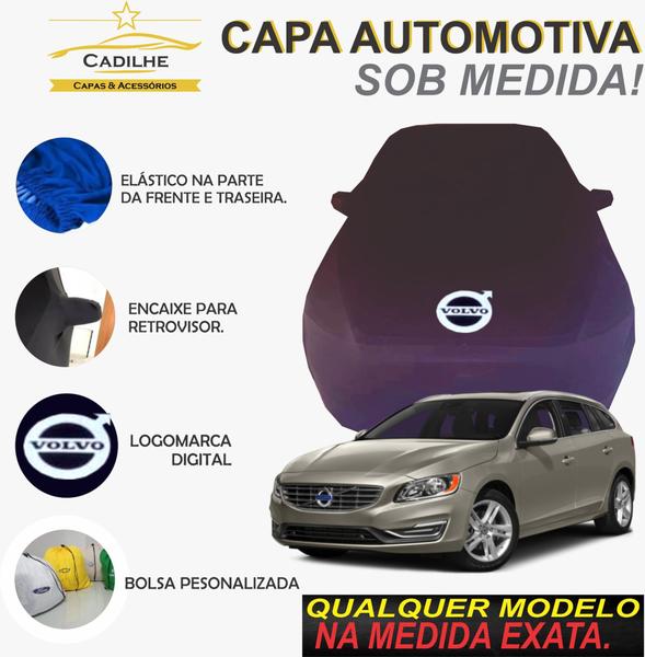 Imagem de Capa de Carro Volvo V60 Wagon Tecido  Lycra Premium