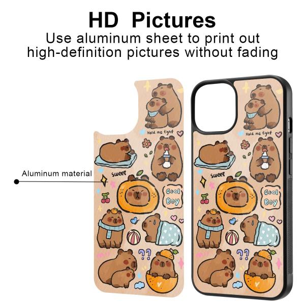 Imagem de Capa de celular JOYLAND Cute Capybara Print para iPhone 14 Plus 6.