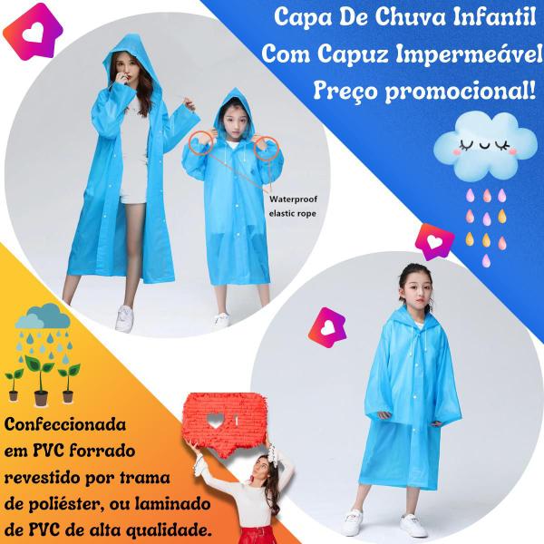 Imagem de Capa De Chuva Infantil Resistente Menino E Menina Qualidade