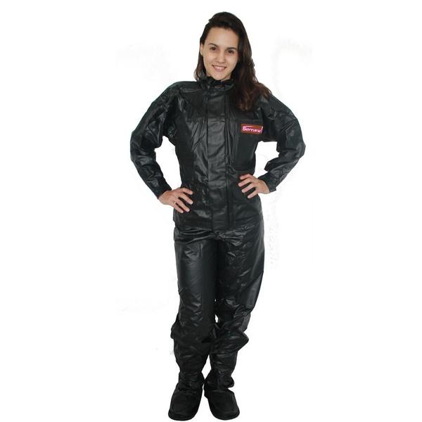 Imagem de Capa de Chuva Motoqueiro Feminina  Serrana Protercapas Tamanho P