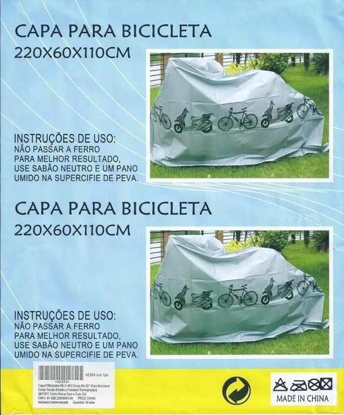 Imagem de Capa De Chuva Para Bicicleta Scooter Impermeável Aros 29 26