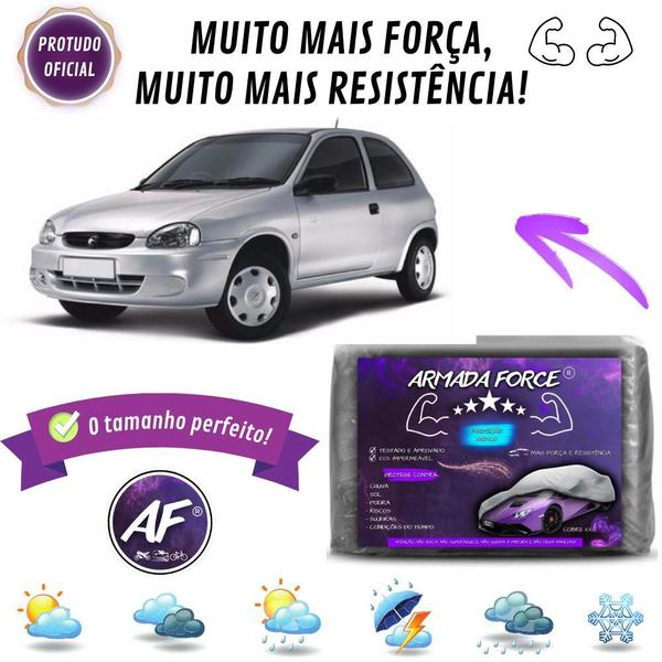 Imagem de Capa De Cobrir Carro Corsa Wind Sem Forro Impermeável Armada Force