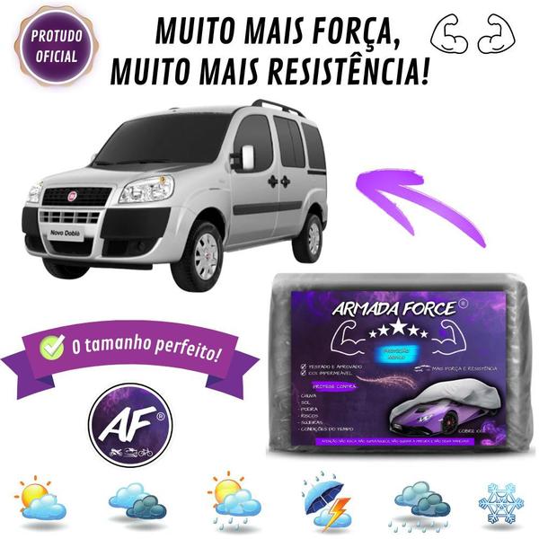 Imagem de Capa De Cobrir Carro Doblo Sem Forro Impermeável Armada Force