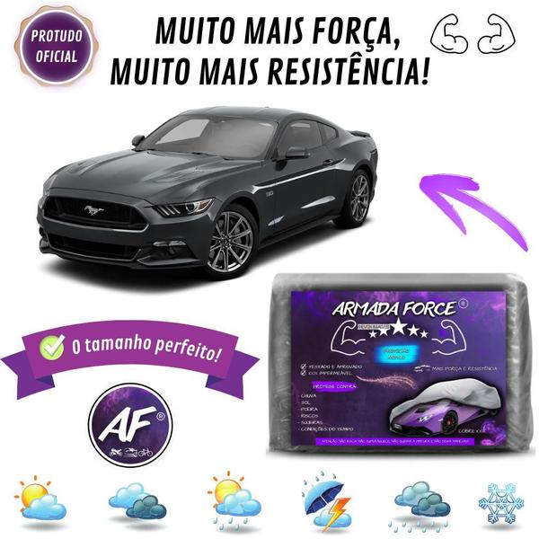 Imagem de Capa De Cobrir Carro Mustang Forrada Impermeável Armada Force