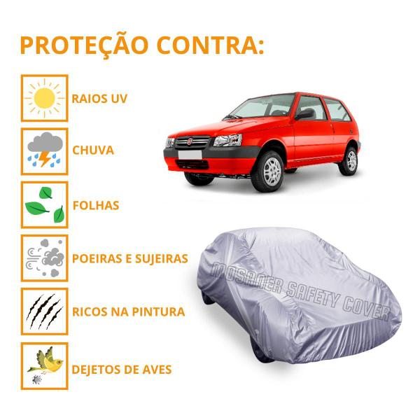 Imagem de Capa de Cobrir Carro Uno Mille Protege Qualidade Impermeável