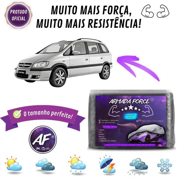 Imagem de Capa De Cobrir Carro Zafira Sem Forro Impermeável Armada Force