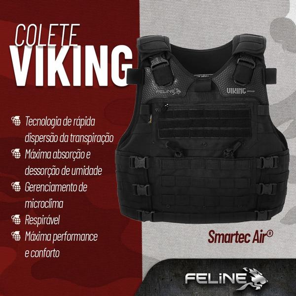 Imagem de Capa de Colete Modular Marca Feline Viking