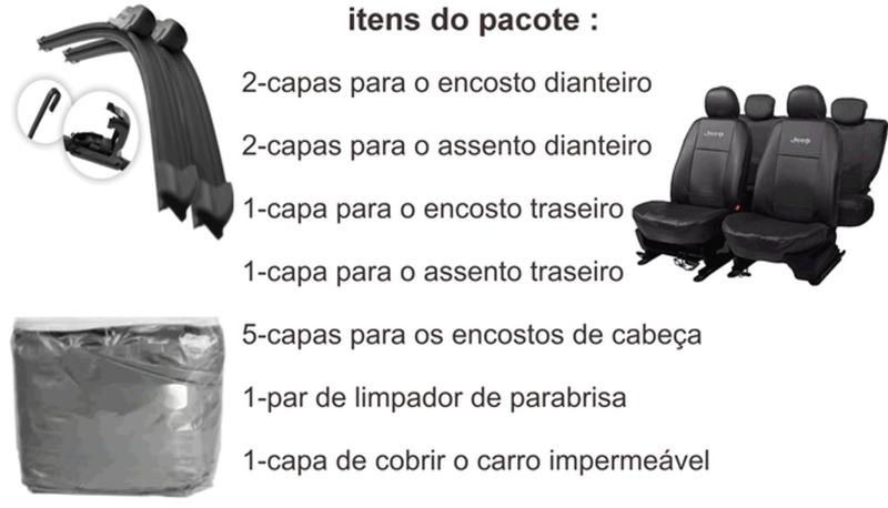 Imagem de Capa de Couro Jeep Compass 2007-2010: Limpador e Capa de Cobrir para Mais Conforto