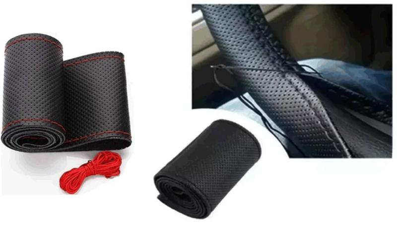 Imagem de Capa de Couro Jeep Compass com Kit Volante e Chaveiro para 2007 a 2010