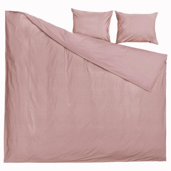 Imagem de Capa de Edredom Duvet Casal 220x240cm - Rosa C/ Zíper + Fronha