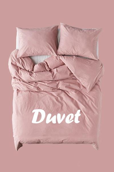 Imagem de Capa de Edredom Duvet Casal 220x240cm - Rosa C/ Zíper + Fronha