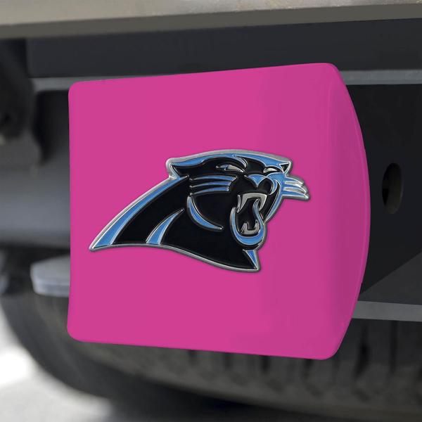 Imagem de Capa de engate FANMATS 43368 NFL Carolina Panthers rosa