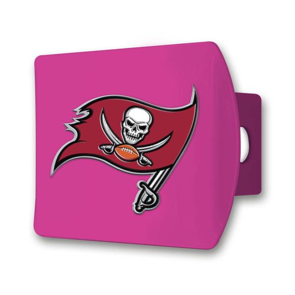 Imagem de Capa de engate FANMATS 43393 NFL Tampa Bay Buccaneers rosa