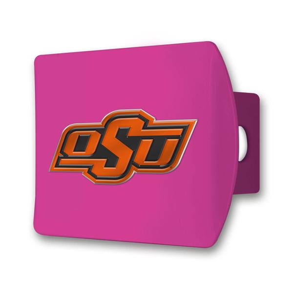 Imagem de Capa de engate FANMATS 43668 Oklahoma State Cowboys rosa