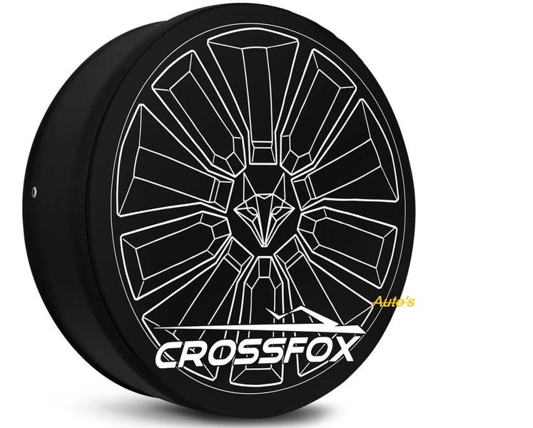 Capa De Estepe Crossfox Rapoza Outlines* Aro 15/16 Antifurto - P/ Crossfox Imagem de Capa De Estepe Crossfox Rapoza Outlines* Aro 15/16 Antifurto