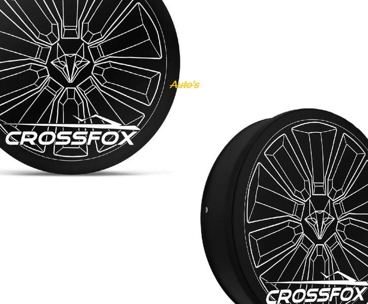 Capa De Estepe Crossfox Rapoza Outlines* Aro 15/16 Antifurto - P/ Crossfox Imagem de Capa De Estepe Crossfox Rapoza Outlines* Aro 15/16 Antifurto