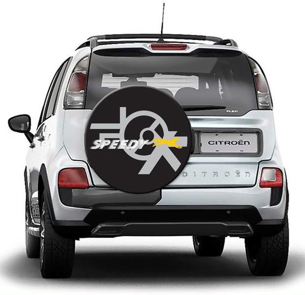 Imagem de Capa De Estepe Speedy C/ Cadeado Crossfox Ecosport Spin